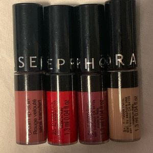 Assorted Sephora Mini Liquid Lippies